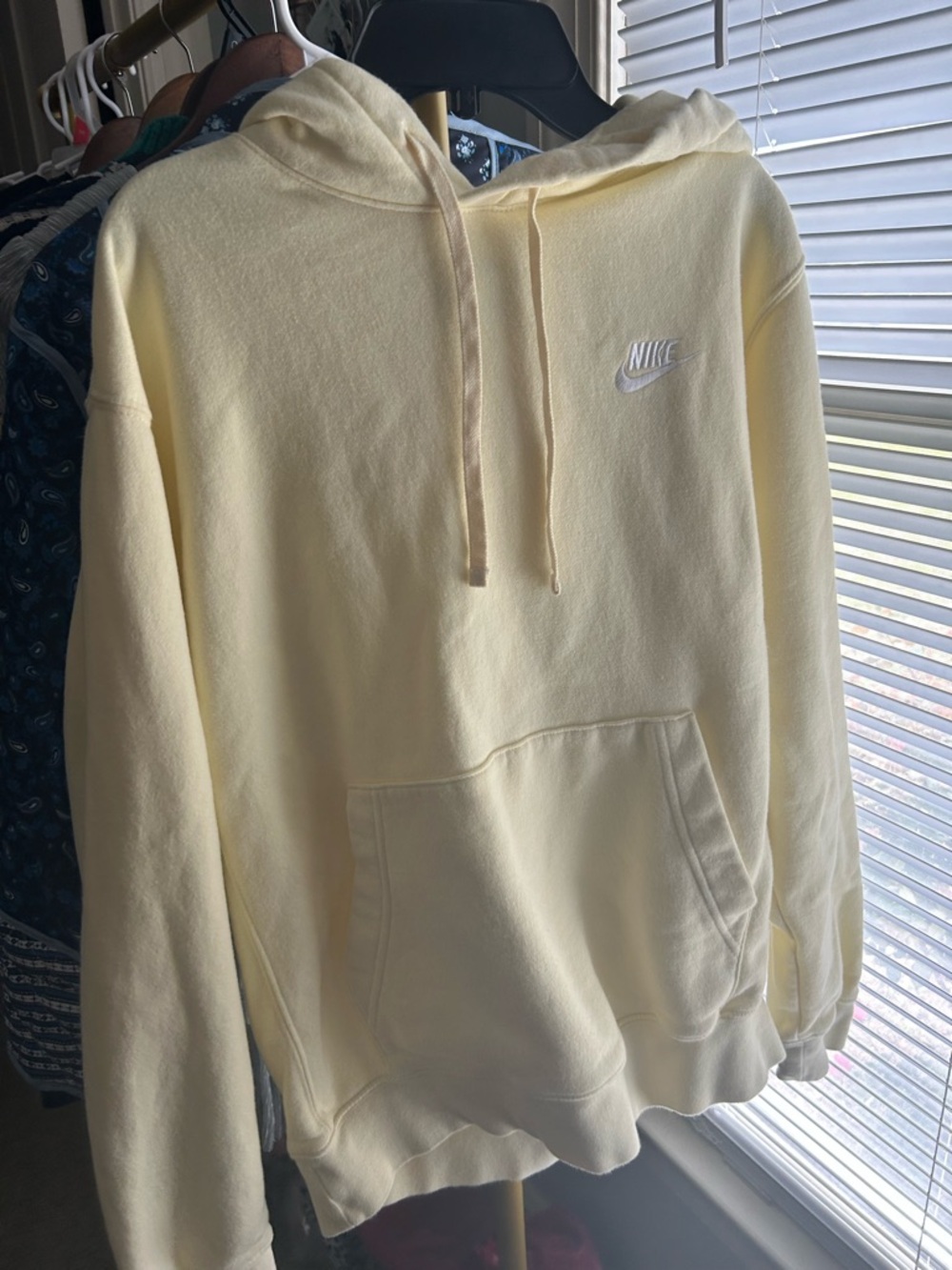Butter yellow Nike hoodie
